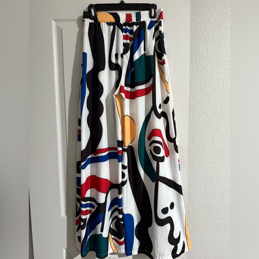 Colorful Asymmetrical Skirt - Picture 2 of 2